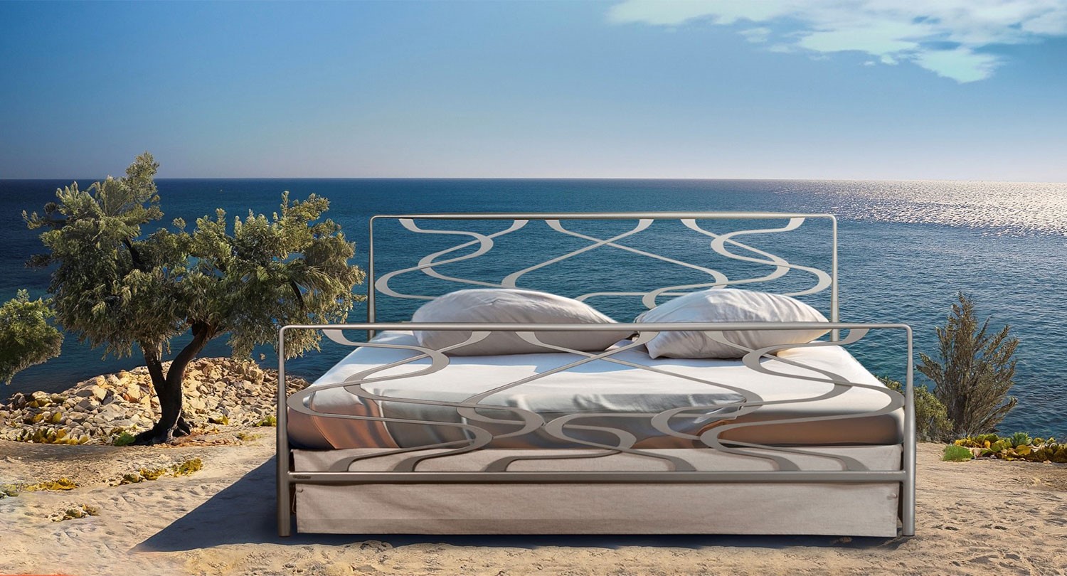 Camera Da Letto Minimal: Come Arredare Con Stile E Semplicità 4 Letto Moderno In Ferro Battuto Volcano – Handmade Iron Beds