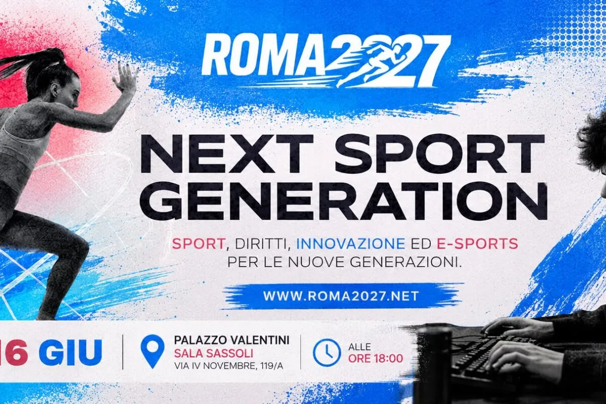 Next Sport Generation arriva a Roma, lo sport del futuro parla alle nuove generazioni