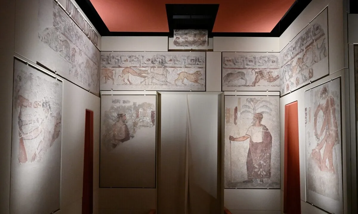 La Tomba Francois apre al pubblico con affreschi al Museo Etrusco di Villa Giulia