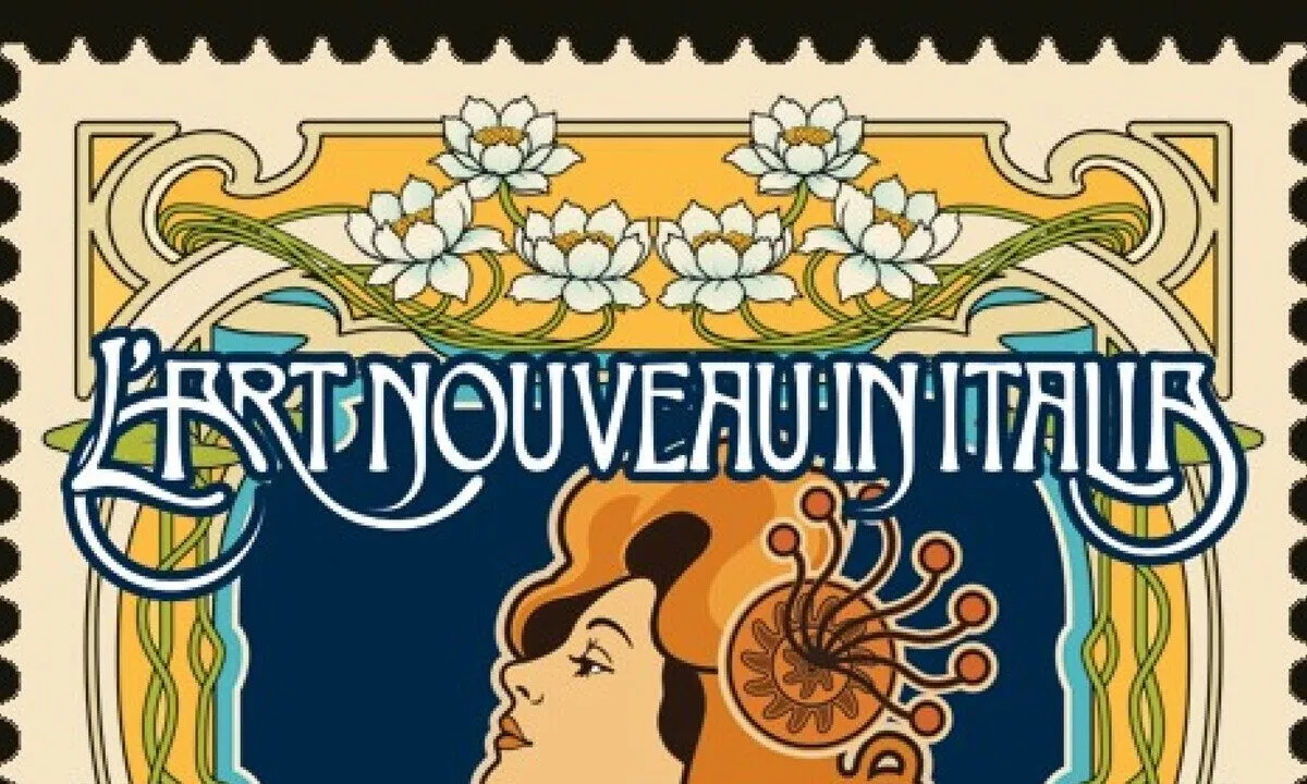 Italia lancia il primo francobollo dedicato all’Art Nouveau