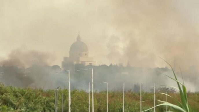 Incendio A Via Asciana Linte