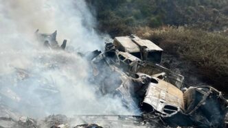 Incendio Nella Ex Cava Interv