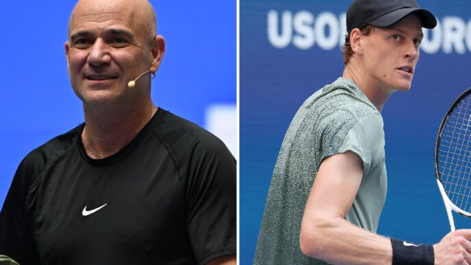 Andre Agassi Difende Jannik Si
