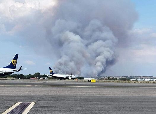 Fiamme Tra Fiumicino E Maccare