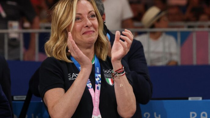 Giorgia Meloni E Thomas Bach S