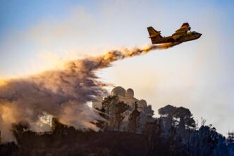Incendio A Monte Mario Operaz