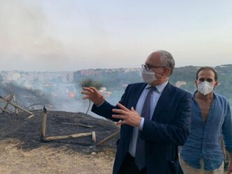 Incendio A Ponte Mammolo 92 P