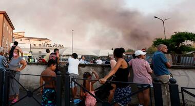 Incendio A Ponte Mammolo Pist