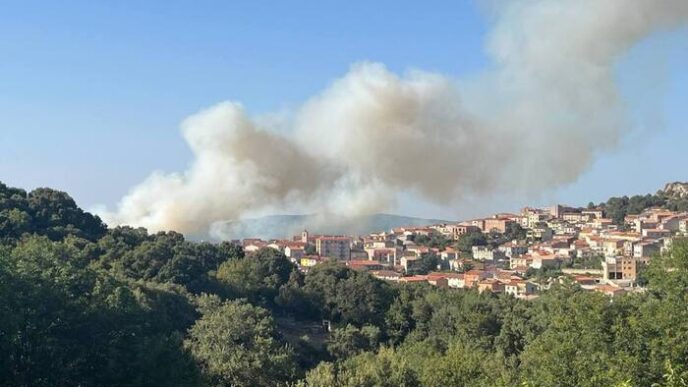 Incendio Devastante Nel Nord D