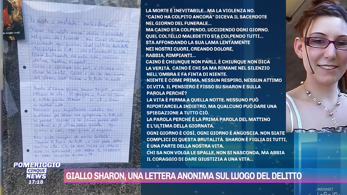 Lettera Anonima Scritta Al Computer Lettera anonima riappare al muro della strada: rivelazioni sulla zia