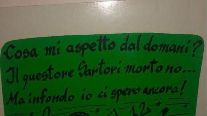 Minacce Al Questore Paolo Sart