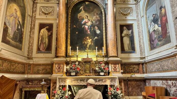 Papa Francesco In Visita Alla