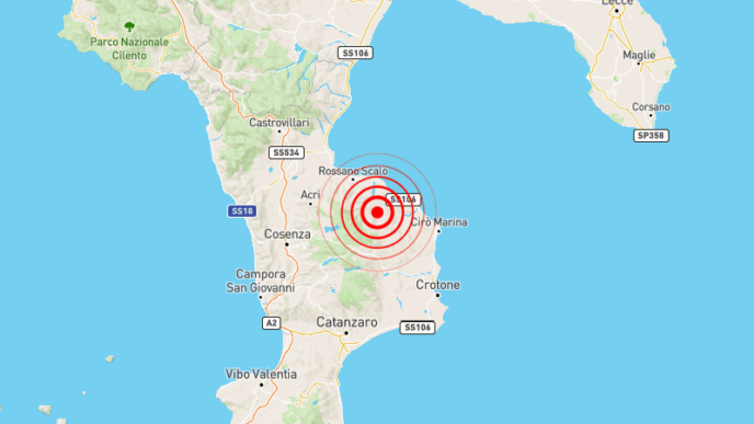 Terremoto In Calabria Scossa
