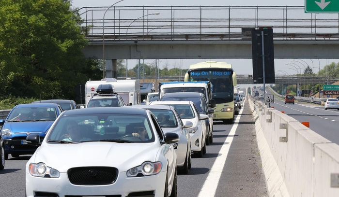 Traffico Intenso Sulle Autostr