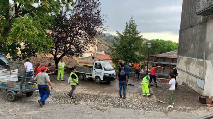 Violento Nubifragio A Lungro
