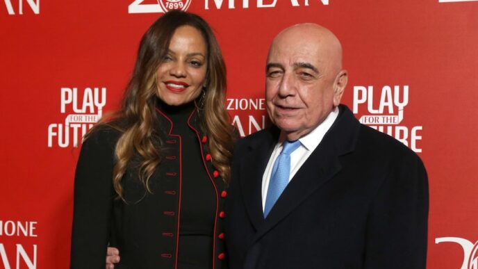 Adriano Galliani Sposa Helga C