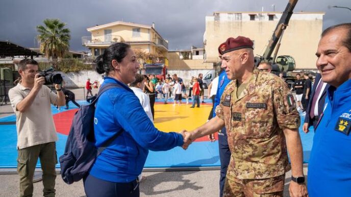 Caivano Ospita Esercito Spo