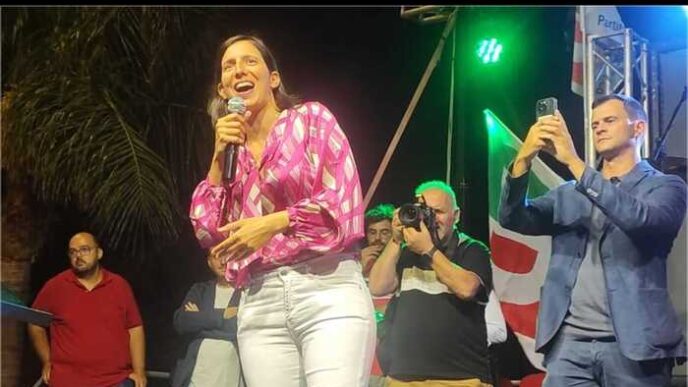 Elly Schlein A Manfredonia Il