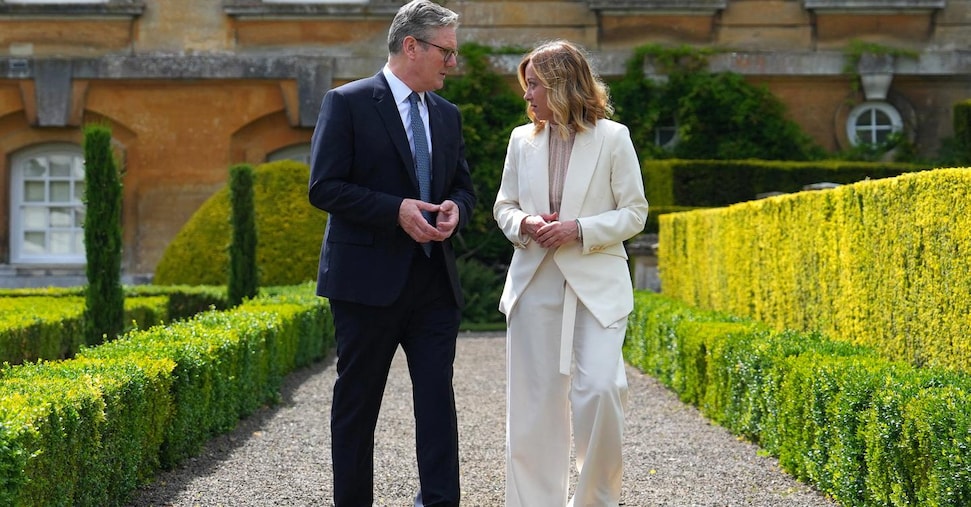 Giorgia Meloni E Keir Starmer