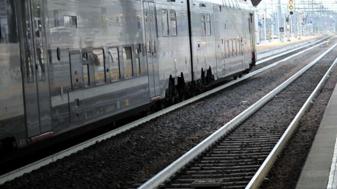 Incendio Su Un Treno Regionale