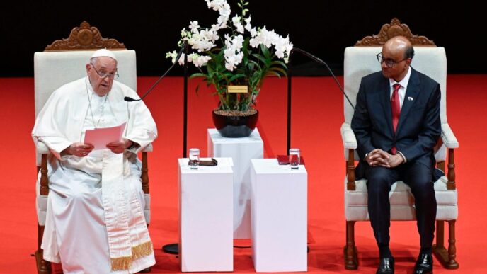 Papa Francesco A Singapore Un
