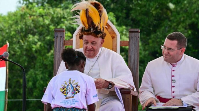 Papa Francesco In Visita A Van