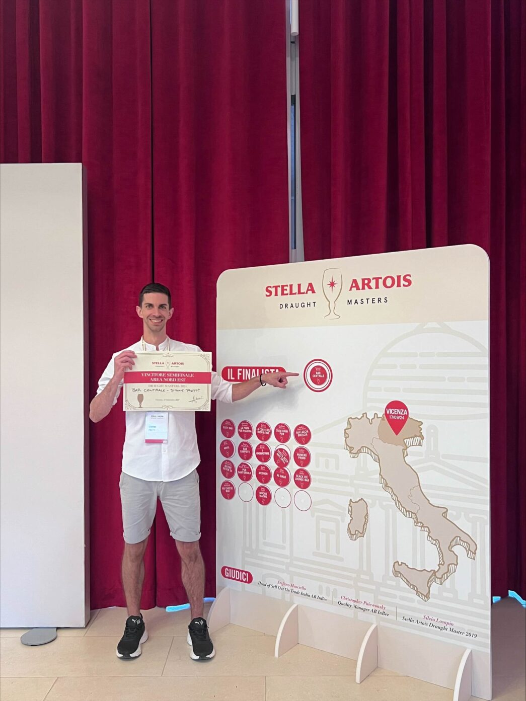 Simone Pretti Vince La Semifin