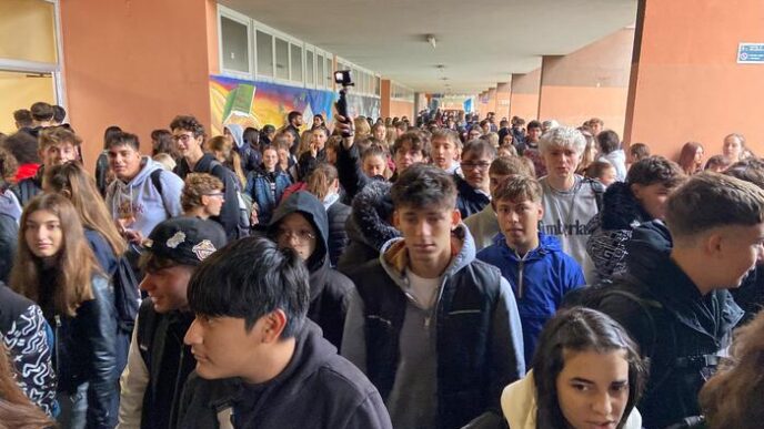 Student Protest At Liceo Mamia