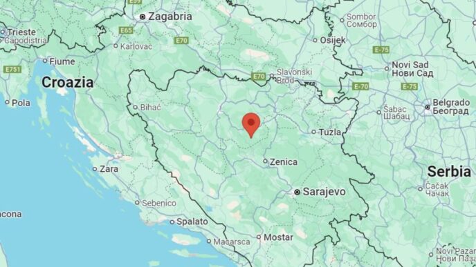 Terremoto In Bosnia Ed Erzegov
