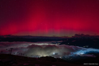 Aurora Boreale Sulle Dolomiti3A