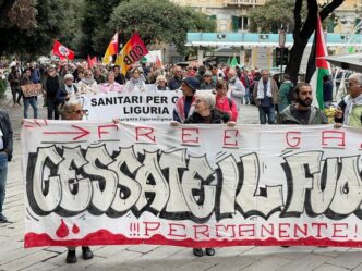 Corteo A Savona Per Una Gaza I