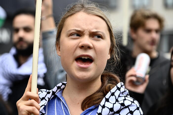 Greta Thunberg In Piazza A Mil