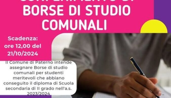Il Comune Di Paterno Lancia Il