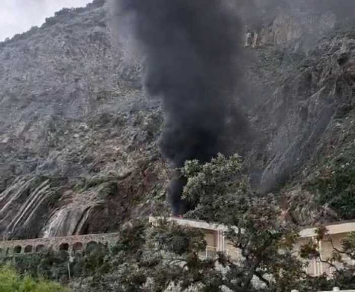 Incendio A Riomaggiore3A Colonn