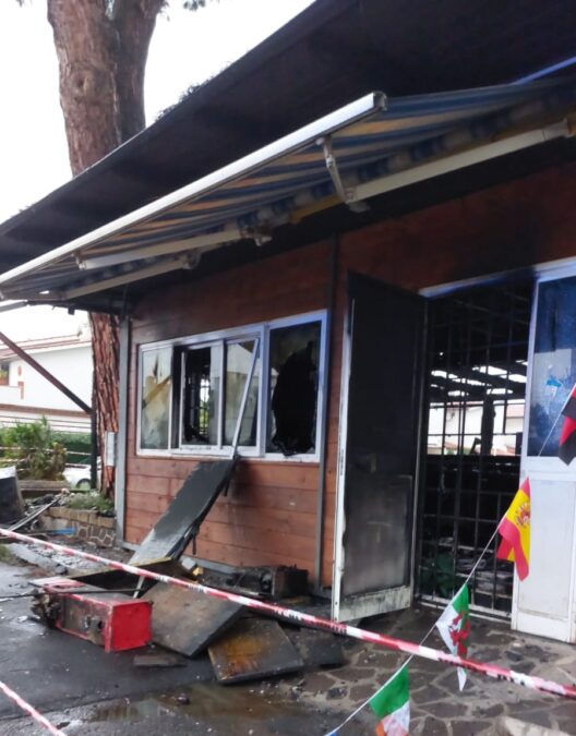 Incendio Devastante Al Chiosco