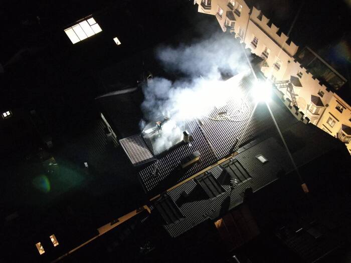 Incendio In Un Attico Di Bress