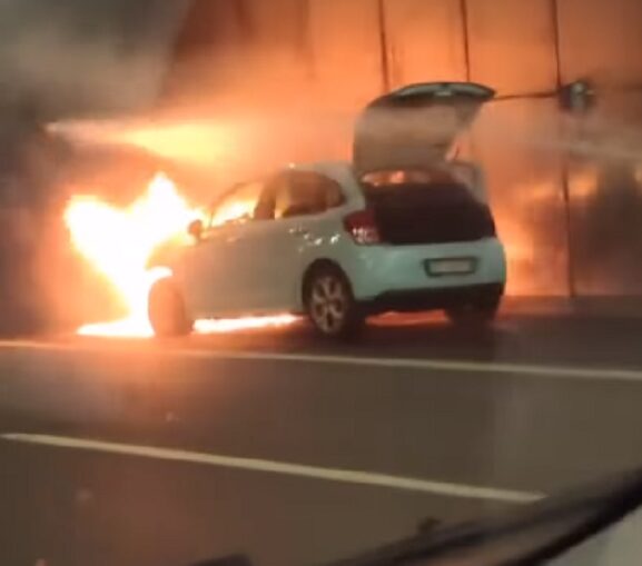 Incendio Sul Grande Raccordo A