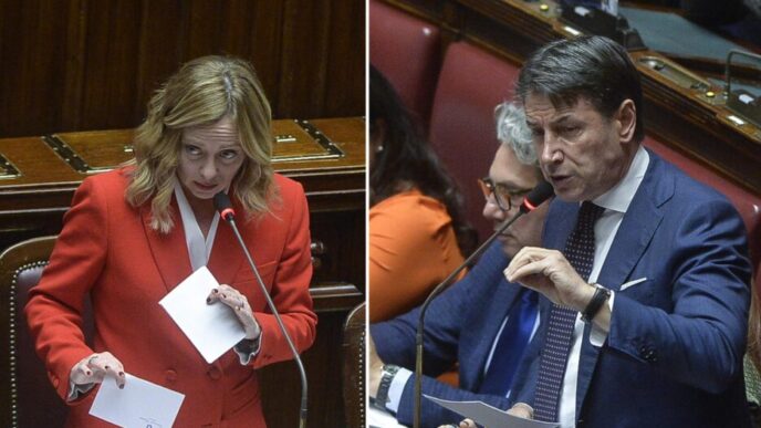 Meloni E Conte Si Sfidano In S