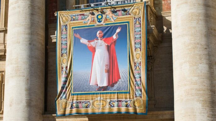 Papa Paolo Vi3A Decimo Annivers
