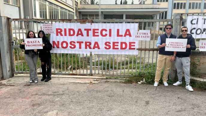 Protesta Degli Studenti Di Sul