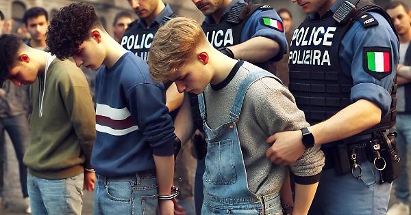 Arrestati Quattro Giovani Per