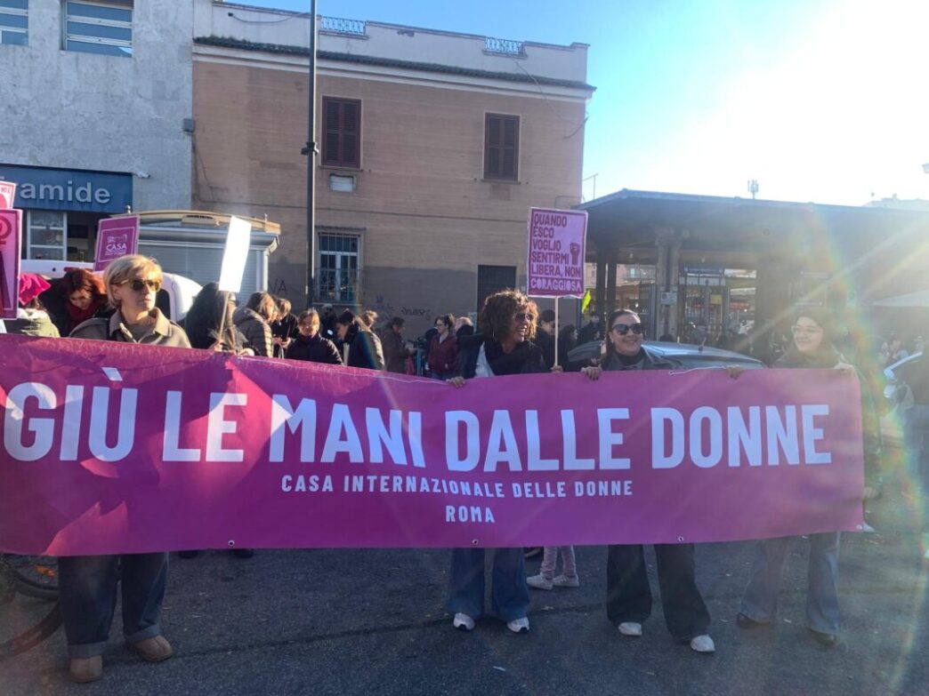 Corteo A Roma Per La Giornata