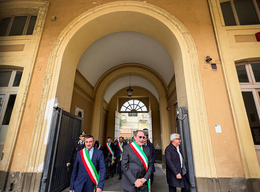 Corteo Di Sindaci A Pompei Per