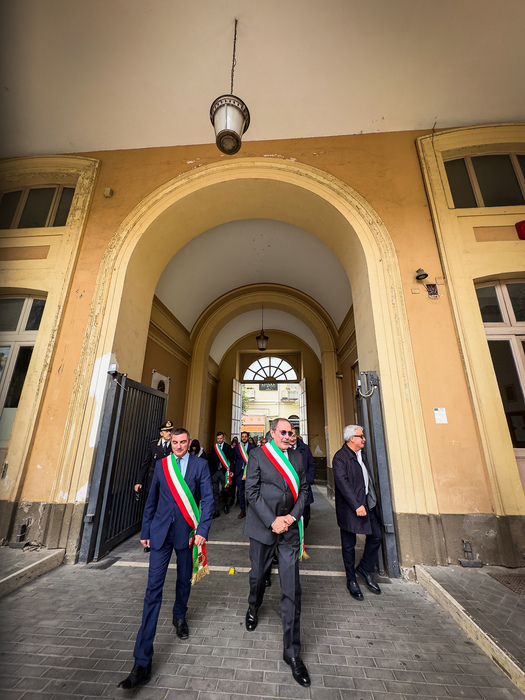 Corteo Di Sindaci A Pompei Per