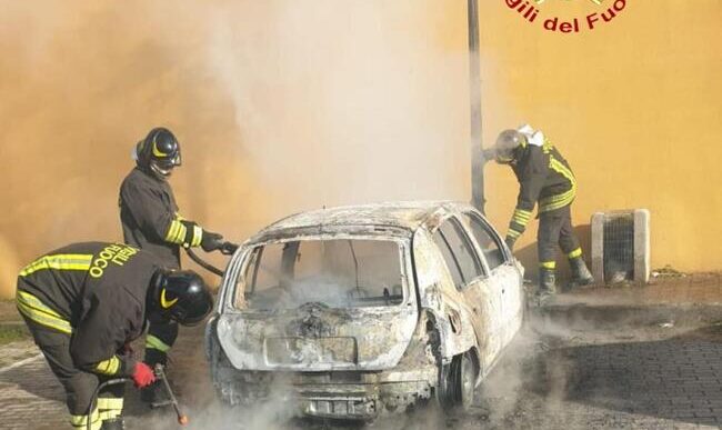Incendio Automobilistico A San