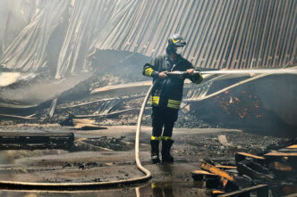 Incendio Devasta Calzaturifici