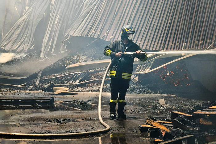Incendio Devasta Calzaturifici