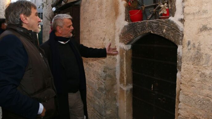 Marco Marsilio Visita Il Borgo