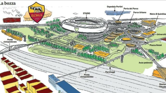 Progetto Stadio Della Roma A P