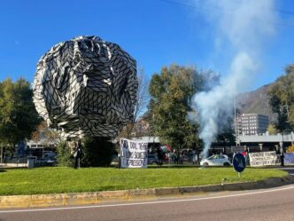 Protesta Pro Palestina Durante